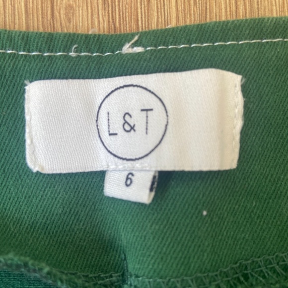 Green metal zip play suit - Picture 3 of 4